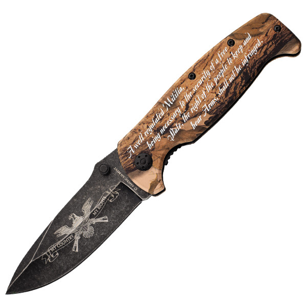 Second Amendment Pocket Knife US_5275190_1