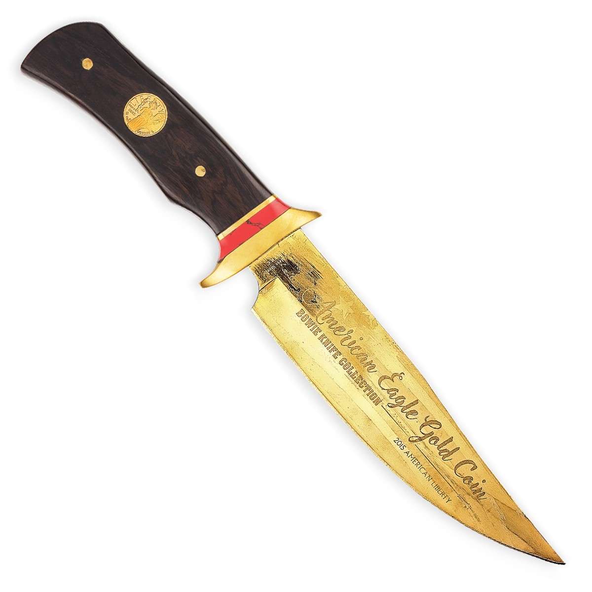 Freedom - American Eagle Gold Coin Bowie Knife | American Mint