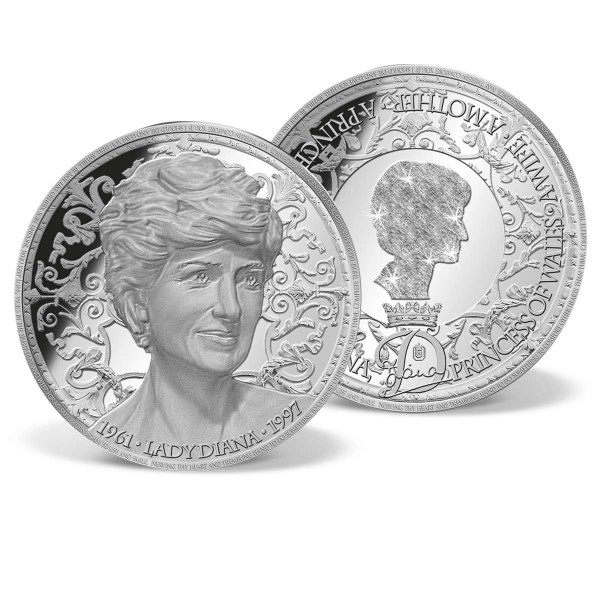 Lady Diana Solid Silver Commemorative Coin US_9442130_1