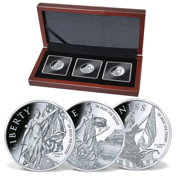 Declaration of Independence Commemorative Silver Coin Set US_1710984_1