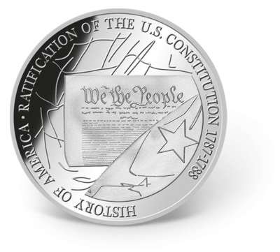 ★UNITED STATES CONSTITUTION COINS★保証書付き★ U.S. Constitution Precious Metal Coin Set | Gold-Layered