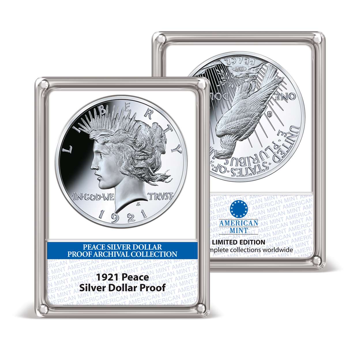 1921 Peace Silver Dollar Proof Archival Edition | Silver-Plated