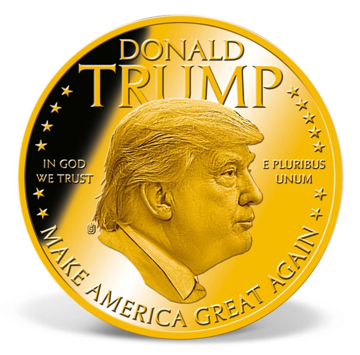 Speeches of Donald Trump Complete Coin Set GoldLayered Gold