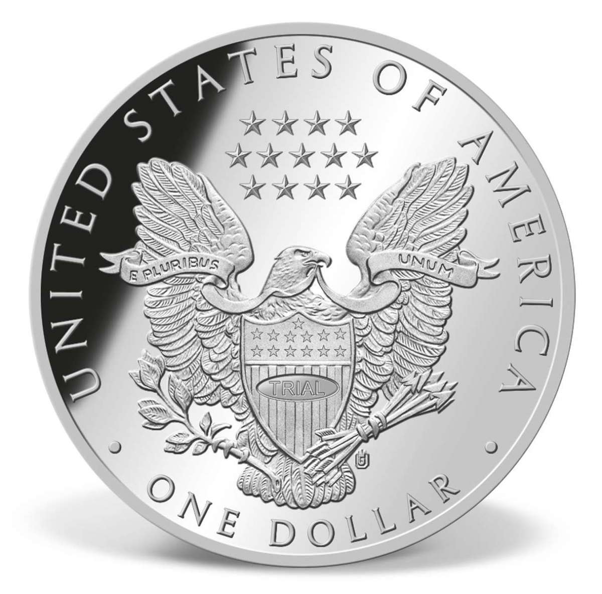 Washington Silver Dollar Trial SilverPlated Silver