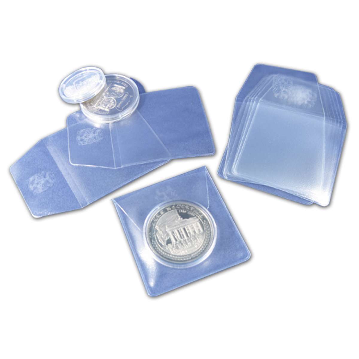 Vinyl Coin Pouches Set of 20 Accessories American Mint