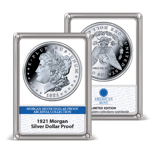 1921 Morgan Silver Dollar Proof Archival Edition