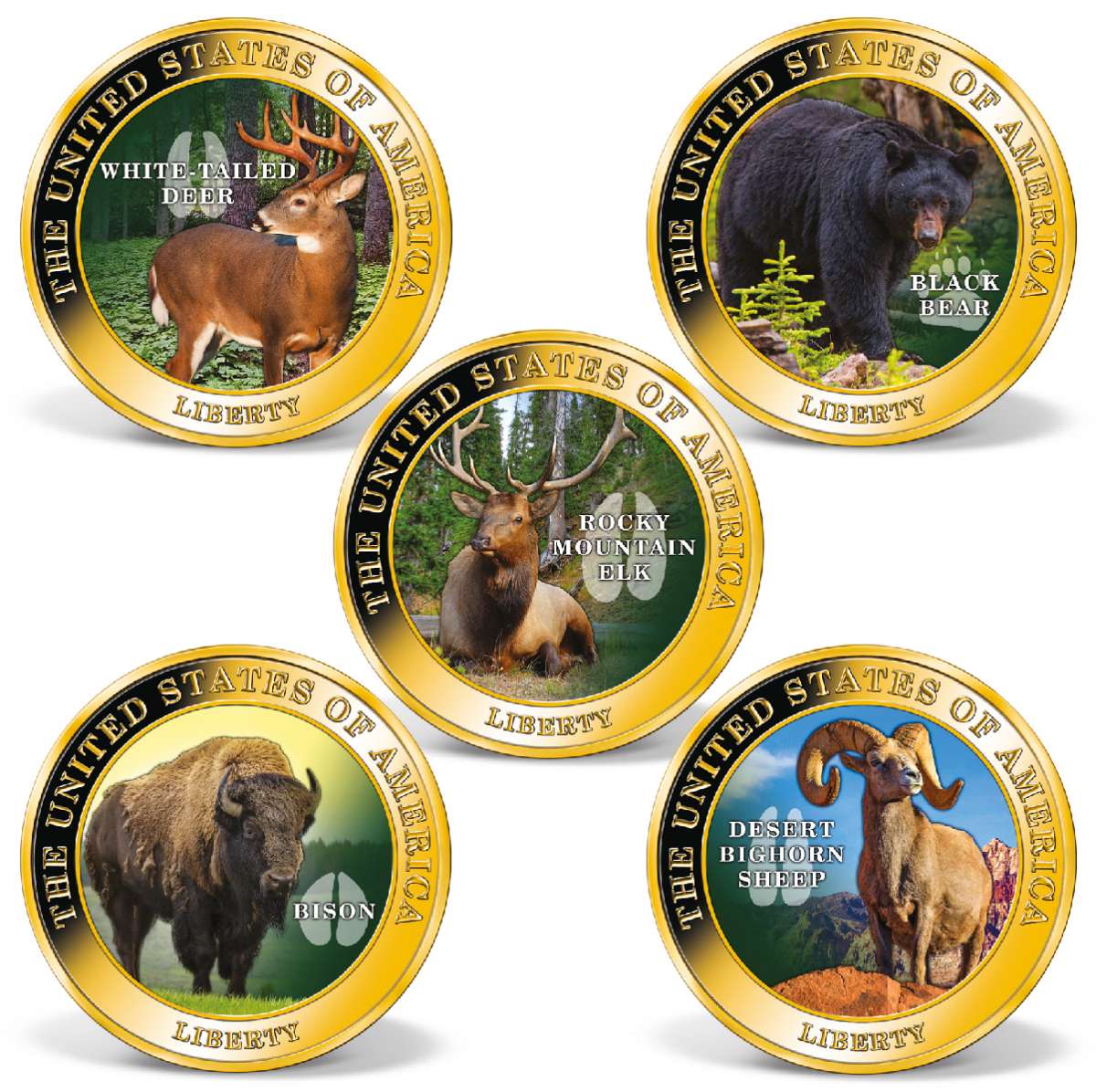 North American Big Game Super 29 GoldLayered Gold American Mint