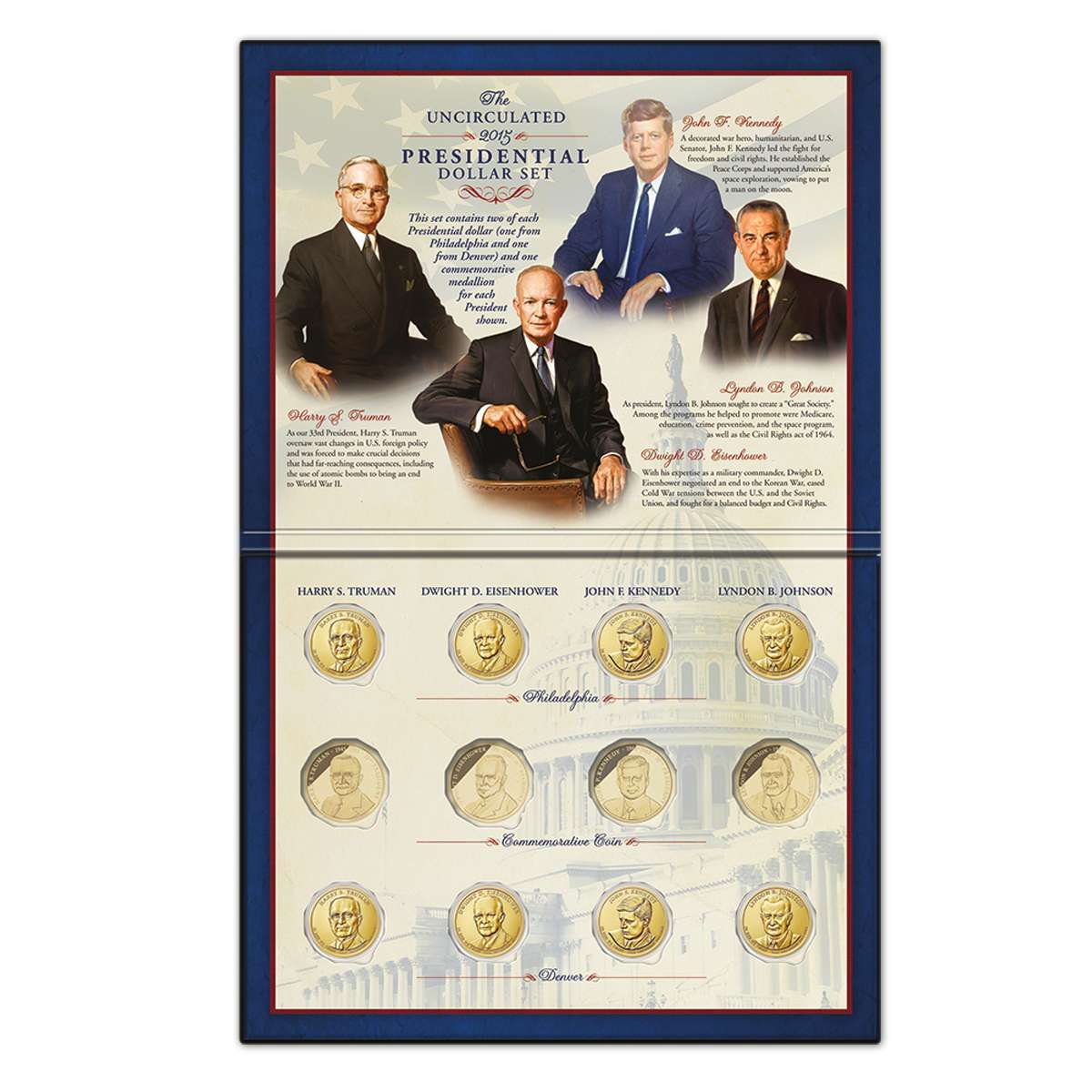 2015 Presidential Dollar Set Presidential Dollars Legal Tender